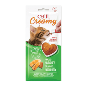 Catit Creamy Pollo con Cordero – Snack para gatos