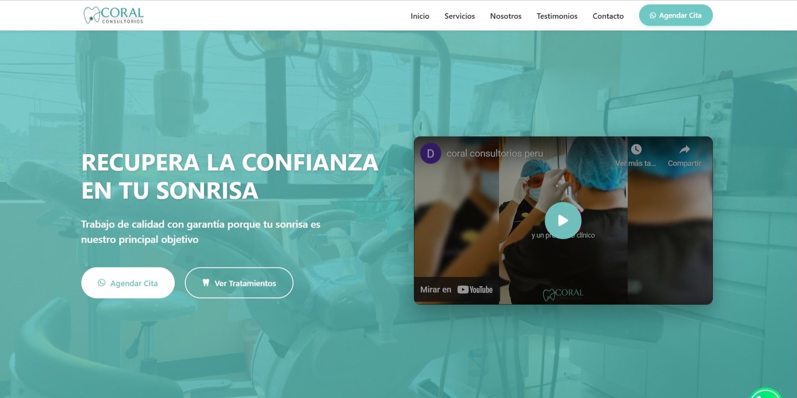 Web de consultorio dental